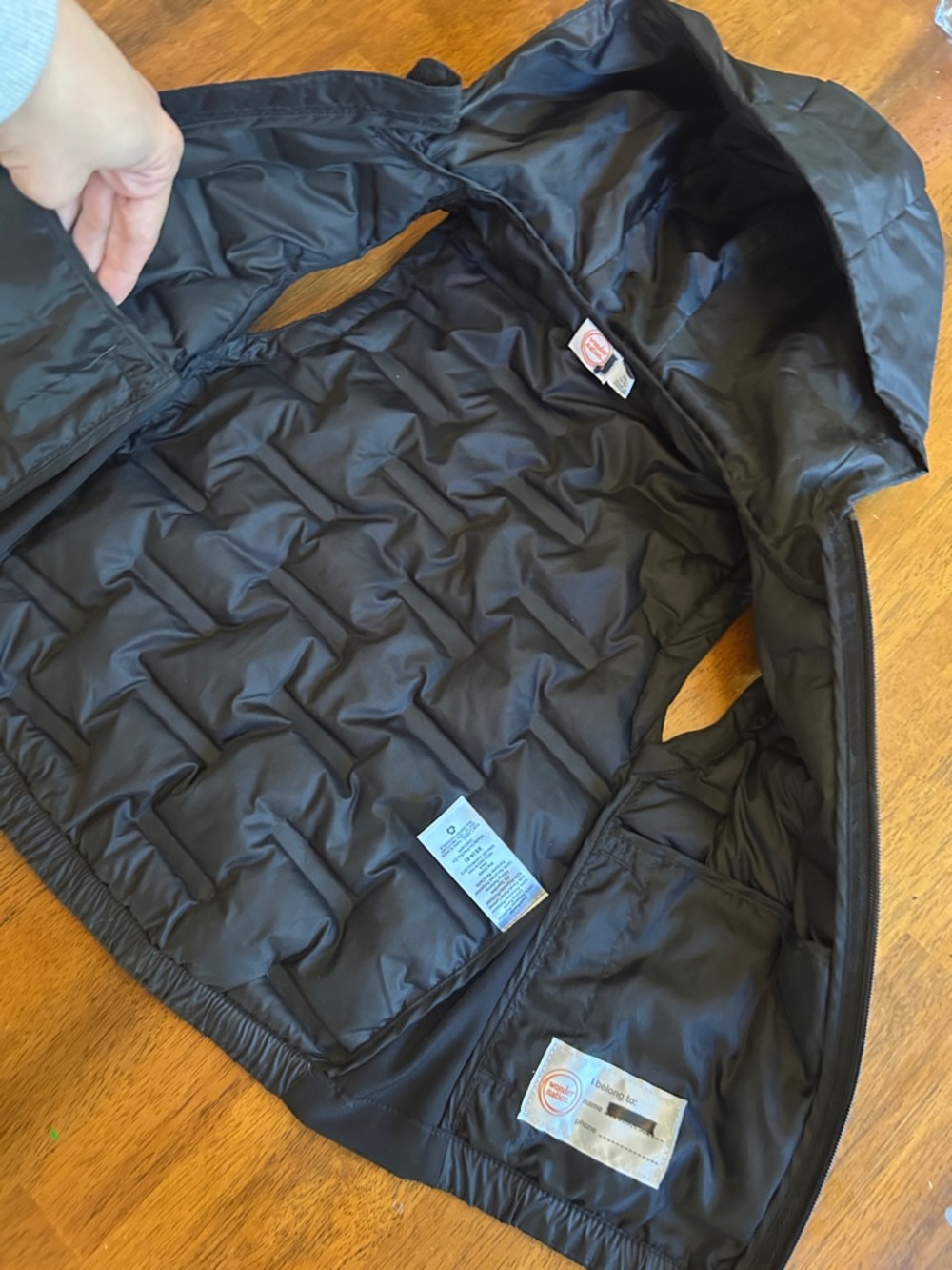 Black Quilted Hooded Puffer Vest for Kids | Boys size 4–5 | Lightweight Layer - Picture 5 of 7